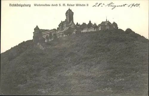 Hohkoenigsburg Wiederaufbau durch S.M. Kaiser Wilhelm II. Kat. Orschwiller