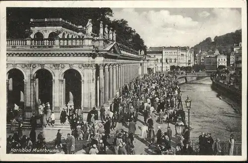 Karlsbad Eger Boehmen Karlsbad Muehlbrunn x / Karlovy Vary /