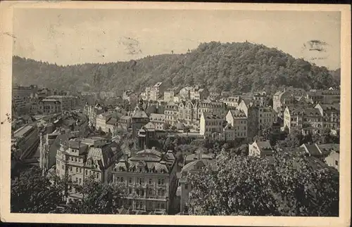 Karlsbad Eger Boehmen Karlsbad Schlossberg x / Karlovy Vary /