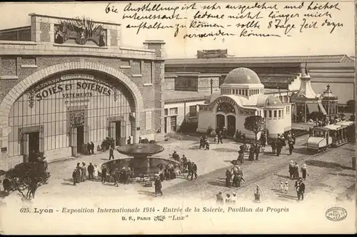 Lyon France Exposition Internationale 1914 / Lyon /Arrond. de Lyon