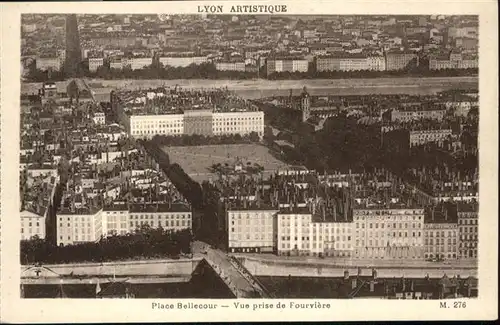 Lyon France Place Bellecour Vue prise de Fourviere / Lyon /Arrond. de Lyon