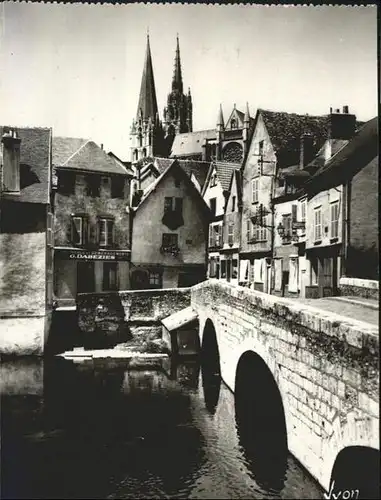 Chartres Eure et Loir Vieux pont de vieilles Maisons / Chartres /Arrond. de Chartres