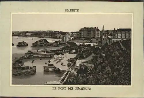 Biarritz Pyrenees Atlantiques Le Port des Pecheurs / Biarritz /Arrond. de Bayonne