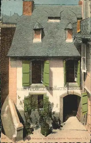 Lourdes Hautes Pyrenees Maison Paternelle de Bernadette Soubirous / Lourdes /Arrond. d Argeles-Gazost