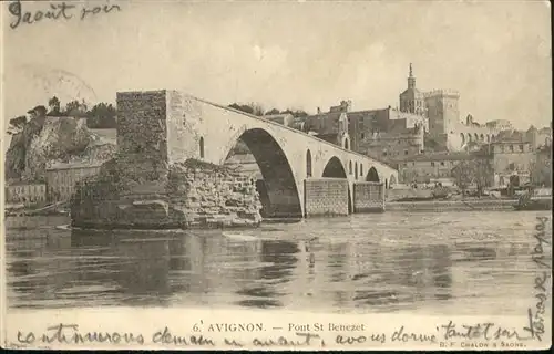 Avignon Vaucluse Pont St Benezet / Avignon /Arrond. d Avignon