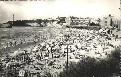 Biarritz Pyrenees Atlantiques Strand / Biarritz /Arrond. de Bayonne