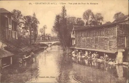 Chartres Eure et Loir Pont Massacre Bruecke / Chartres /Arrond. de Chartres