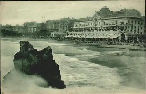 Biarritz Pyrenees Atlantiques Roche des Enfants Casino Municipal / Biarritz /Arrond. de Bayonne