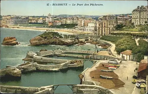 Biarritz Pyrenees Atlantiques le Port des Pecheurs / Biarritz /Arrond. de Bayonne