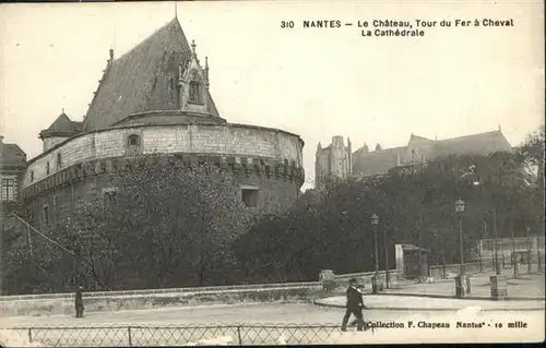 Nantes Loire Atlantique le Chateau Tour du Fer a Cheval la Cathedrale / Nantes /Arrond. de Nantes