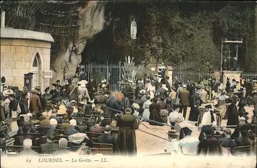 Lourdes Hautes Pyrenees la Grotte / Lourdes /Arrond. d Argeles-Gazost