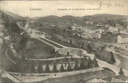 Lourdes Hautes Pyrenees Basilique / Lourdes /Arrond. d Argeles-Gazost
