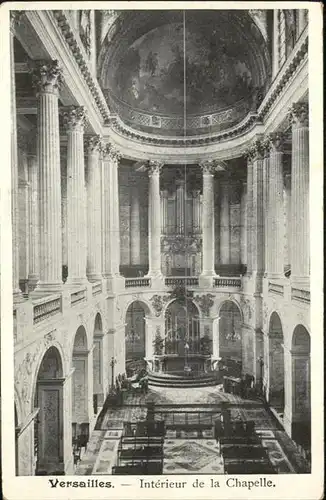 Versailles Yvelines Interieur de la Chapelle Orgel / Versailles /Arrond. de Versailles