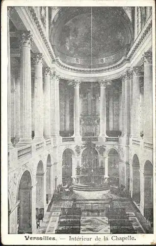 Versailles Yvelines Interieur de la Chapelle Orgel / Versailles /Arrond. de Versailles