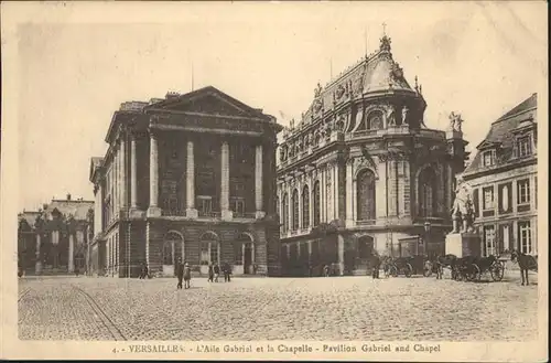 Versailles Yvelines l'Aile Gabriel la Chapelle / Versailles /Arrond. de Versailles