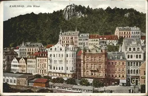 Karlsbad Eger Boehmen Alte Wiese / Karlovy Vary /