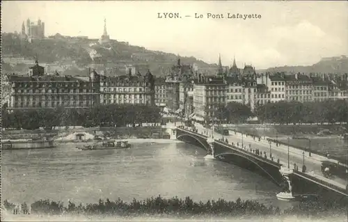Lyon Pont Lafayette Schiff