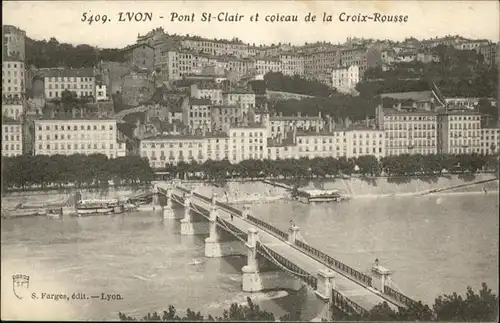 Lyon Pont St Clair 