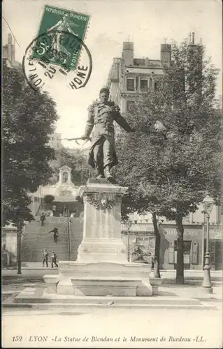 Lyon Statue Blandan Monument de Burdeau