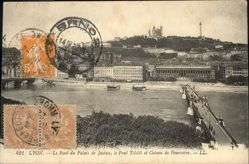 Lyon Pont Palais Justice 