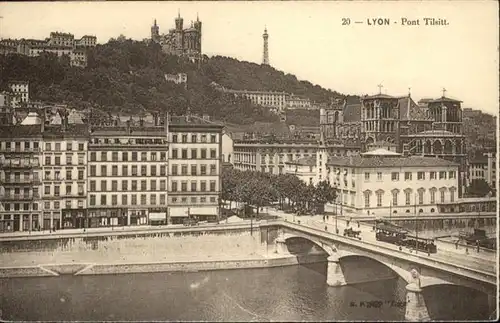 Lyon Pont Tilsitt Strassenbahn 