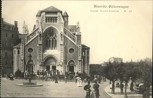 Biarritz Eglise Sainte Eugenie Pferd 