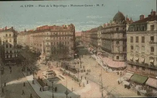 Lyon place de la Republique Monument Carnot