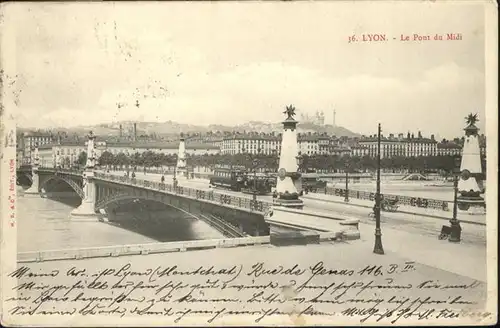 Lyon Pont du Midi Strassenbahn 