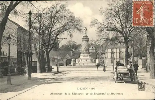 Dijon Monument de la Resistance Kutsche 