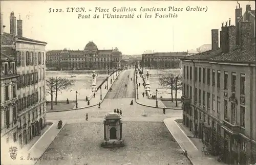 Lyon Place Gailleton Pont