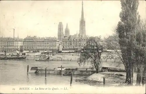 Rouen La Seine Quais 