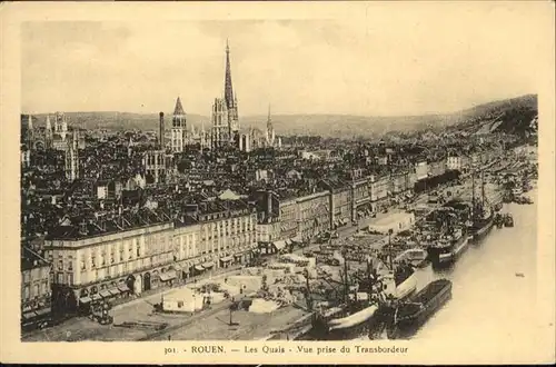 Rouen Quais Schiff 