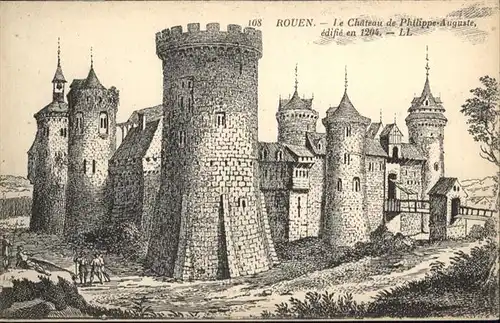 Rouen Chateau Philippe Auguste 