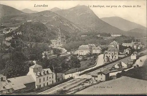 Lourdes Basilique Chemin de Fer 