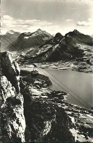 ca15625 Annecy Haute-Savoie Lac Gondel Mont Veyrier Kategorie. Annecy Alte Ansichtskarten