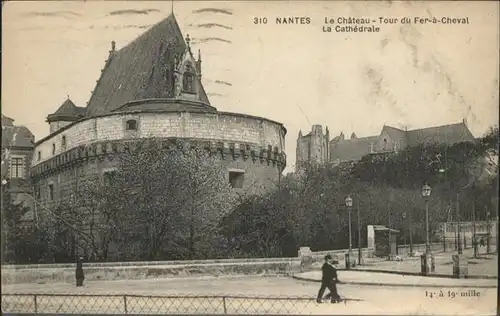 Nantes Chateau Tour du Fer a Chevat Cathedrale 