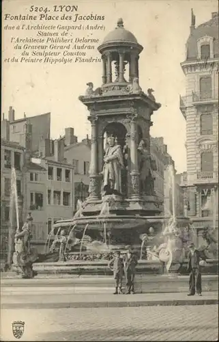 Lyon France Fontaine Place des Jacobins / Lyon /Arrond. de Lyon