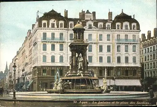 Lyon France Fontaine 
Place des Jacobins / Lyon /Arrond. de Lyon