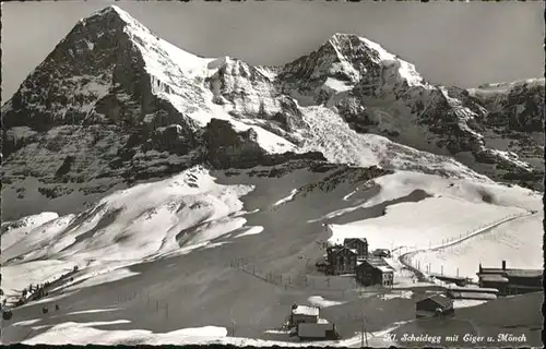 Kleine Scheidegg Wengen Eiger Moench / Scheidegg, Kleine /Rg. Wengen