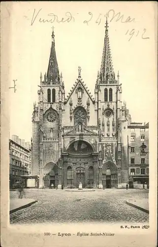 Lyon France Eglise Saint-Nizier / Lyon /Arrond. de Lyon