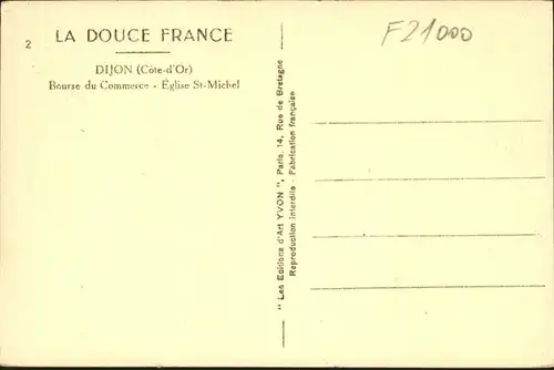 Dijon Cote d Or Cote-d-Or
Bourse du Commerce / Dijon /Arrond. de Dijon