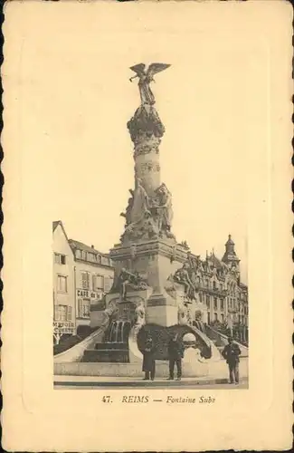 Reims Champagne Ardenne Fontaine Sube / Reims /Arrond. de Reims