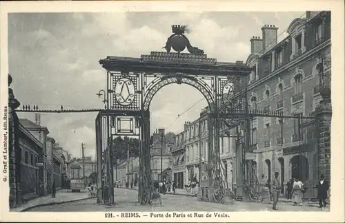 Reims Champagne Ardenne Porte de Paris
Rue de Vesle / Reims /Arrond. de Reims