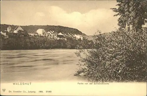 Waldshut Tiengen Rhein Parie von Schweizerseite / Waldshut Tiengen /Waldshut LKR