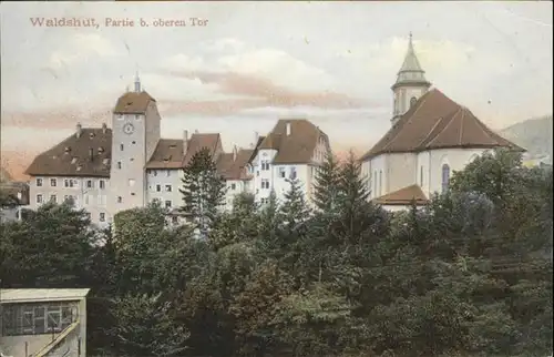 Waldshut Tiengen Rhein beim oberen Tor / Waldshut Tiengen /Waldshut LKR