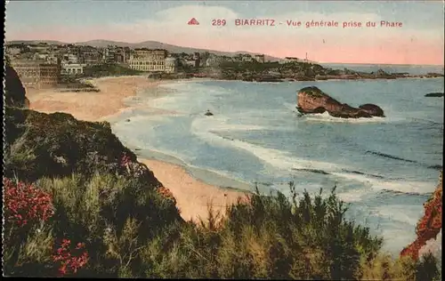 Biarritz Pyrenees Atlantiques Vue generale prise du Phare / Biarritz /Arrond. de Bayonne