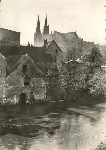 Chartres Eure et Loir Matinee de Printemps sur les bords de l`Eure / Chartres /Arrond. de Chartres