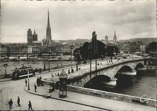 Rouen Pont Corneille Strassenbahn  / Rouen /Arrond. de Rouen