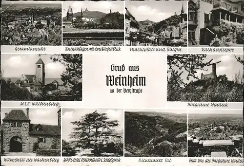 Weinheim Bergstrasse Bergstrasse / Weinheim /Heidelberg Stadtkreis