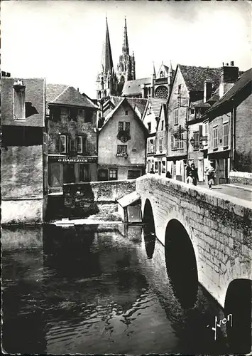 Chartres Eure et Loir Pont Cathedrale / Chartres /Arrond. de Chartres